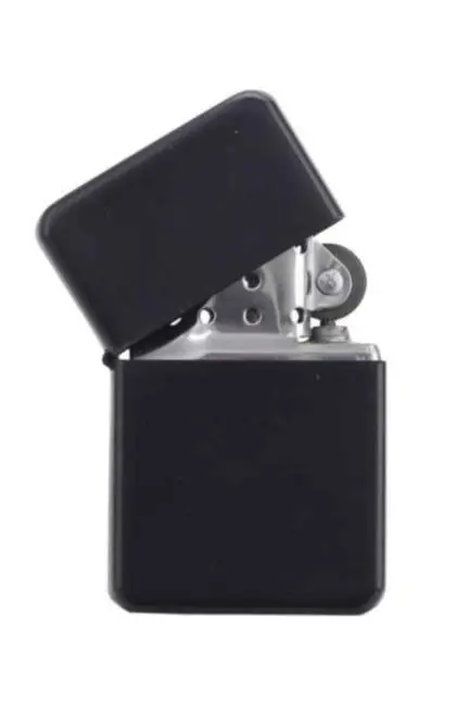 Hediyelik Zarif  Siyah Benzinli Çakmak