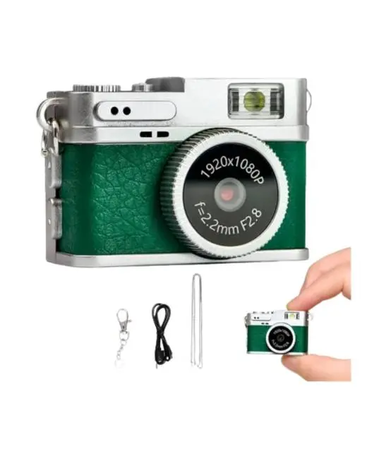 Ultra Kompakt Mini Fotoğraf Makinesi 4K HD Video Selfie Kamerası