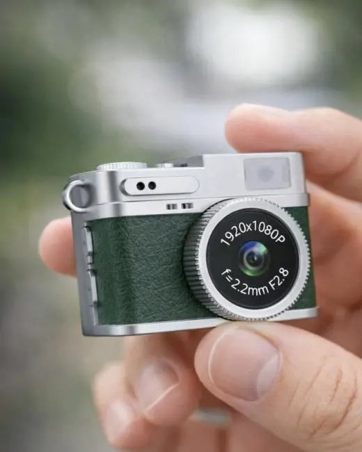 Cep Boy 4K Mini Kamera 1080P Video IPS Ekran Taşınabilir Dijital Kamera