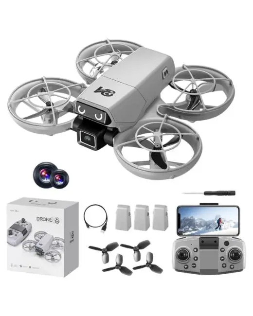 Kameralı Mini Drone Optical Flow Hover APP Kontrollü