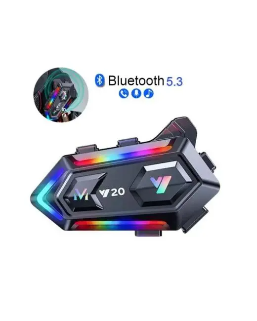 Kablosuz Bluetooth Motosiklet Kask İntercom IPX6 Su Geçirmez