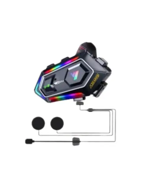 Kablosuz Bluetooth Motosiklet Kask İntercom IPX6 Su Geçirmez