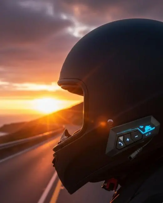 15 20 Saat Müzik Süreli Kask İçi Bluetooth Kulaklık