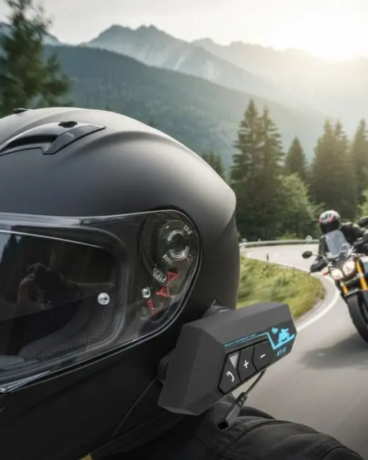 Telsiz Bluetooth Kask Kulaklık Handsfree Mikrofonlu