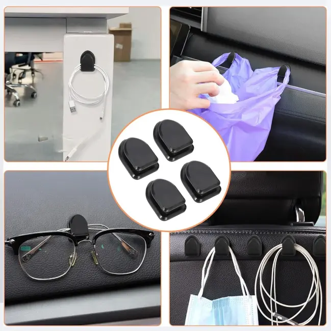 Kablo Düzenleyici Toplayıcı Sabitleyici Yapışkanlı Kablo Tutucu Organizer Askı Kanca 10 Adet