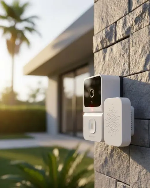 Kablosuz Video Kapı Zili Android iOS Uyumlu Güvenlik Kamerası