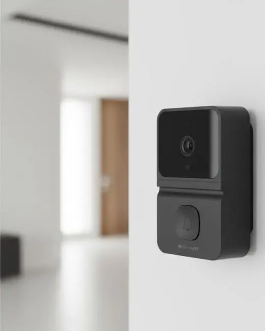 Şarjlı Akıllı Kapı Zili 800 mAh Bataryalı Mobil Bildirimli