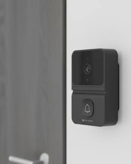 Akıllı Kapı Zili Kamera Gece Görüşlü Çift Yönlü Sesli WiFi