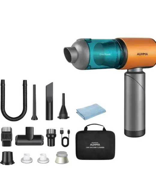 Kablosuz Araç Süpürgesi Çok Başlıklı Derin Temizlik