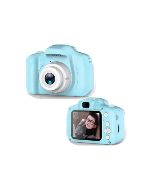 Mavi Mini HD Dijital Kamera Video ve Fotoğraf Çekimli Şarjlı Taşınabilir Kayıt Cihazı