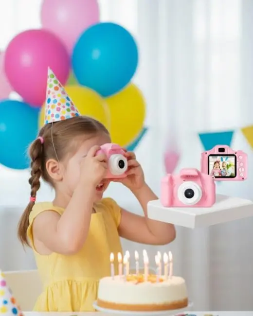 Mini Dijital Kamera HD Video Kayıt ve Fotoğraf Çekim Özellikli USB Şarjlı Taşınabilir Cihaz