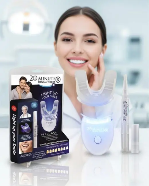 Beyazlatma Kalemli LED Diş Parlatma Seti