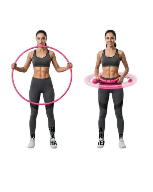 24 Bölüm Akıllı Hula Hoop Bel Masajlı Düşmeyen Spor Çemberi