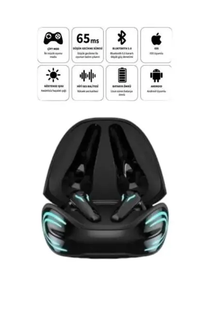 Android ve İOS Uyumlu Bluetooth Kulaklık Gaming Kulaklık Mini