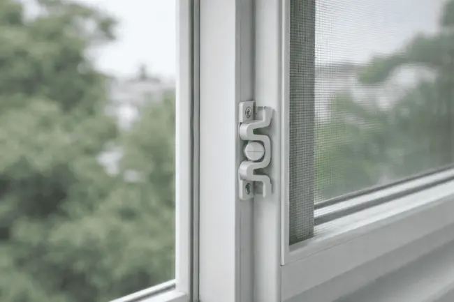 4 Adet Plastik Beyaz Sineklik Çıtçıtı – Dayanıklı Ve Pratik Sineklik Sabitleme Aparatı