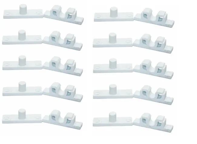 10 Adet Plastik Beyaz Sineklik Çıtçıtı – Dayanıklı Ve Pratik Sineklik Sabitleme Aparatı