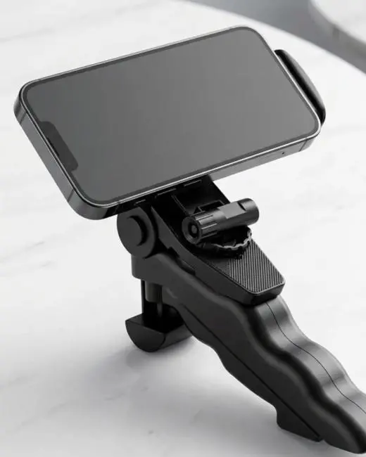 Katlanabilir Mini Telefon Tripodu Masaüstü Telefon Standı 360 Derece Ayarlanabilir