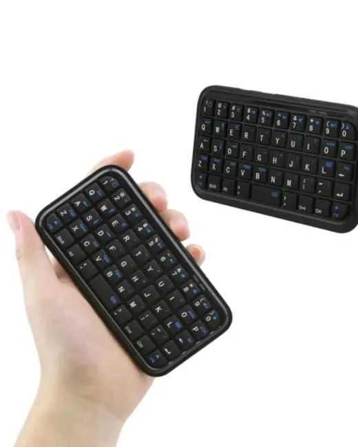 Taşınabilir Mini Bluetooth Klavye Şarjlı Kablosuz Klavye