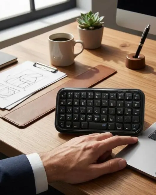 Kablosuz Mini Bluetooth Klavye Telefon Tablet PC Uyumlu