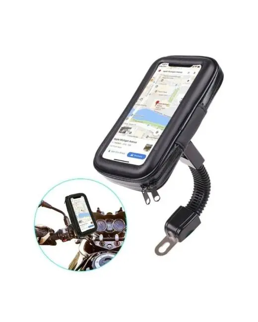 360 Derece Döner Su Geçirmez Bisiklet Telefon Tutucu Gidon Montaj Standı