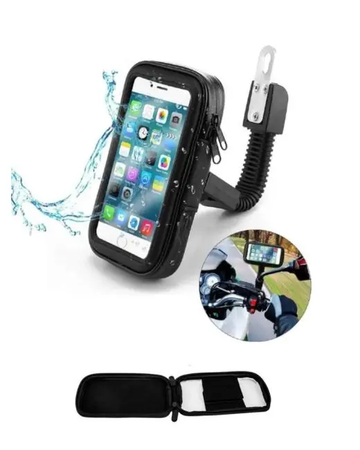 Su Geçirmez Motosiklet Scooter Telefon Standı Dokunmatik Ekranlı Bisiklet Tutucu