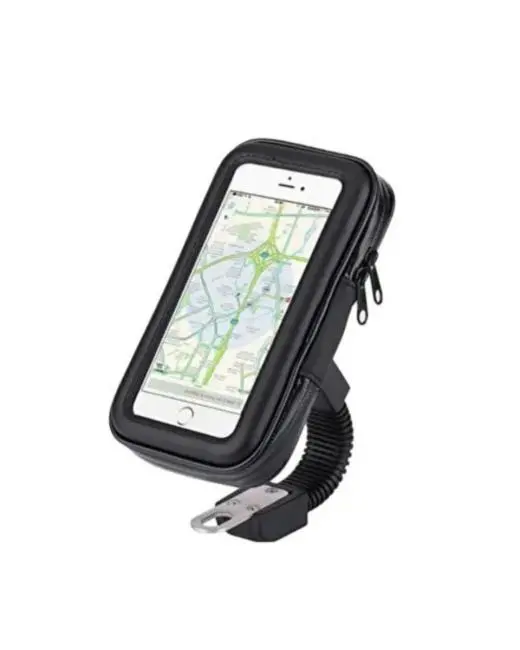 Su Geçirmez Motosiklet Bisiklet Telefon Tutucu 360 Derece Döner Gidon Telefon Standı