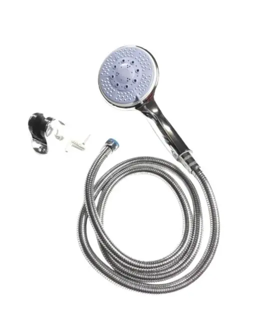 4 Modlu El Duşu Başlığı Spiral Hortumlu Duş Seti Banyo Aksesuarı