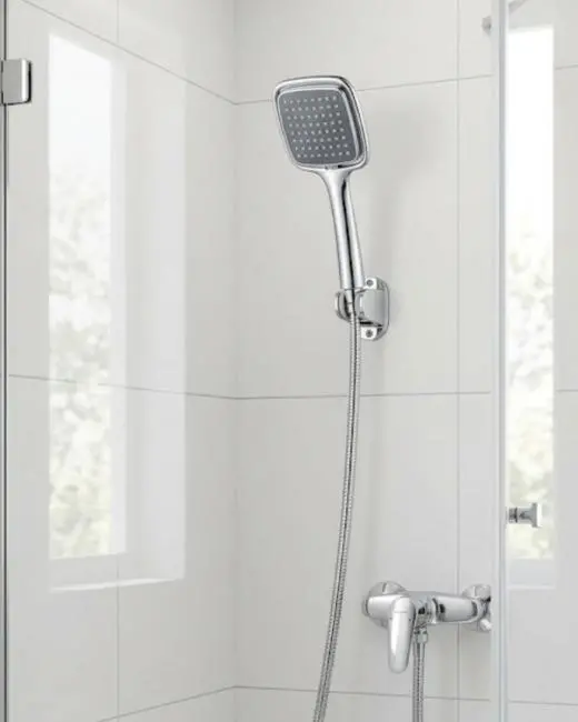 Siyah El Duşu Seti Spiral Duş Hortumu ve Duvar Askılı Çok Fonksiyonlu Duş Başlığı