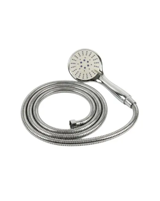 Duş Başlığı Seti Spiral Hortum Hareketli El Duşu Tutacağı Kirece Dayanıklı Tasarım
