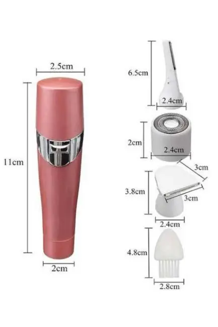 Yüz Kaş ve Tüm Vücut Epilasyon Aleti3 Başlıklı Epilatör Tüm Cilt Tiplerine Uygun