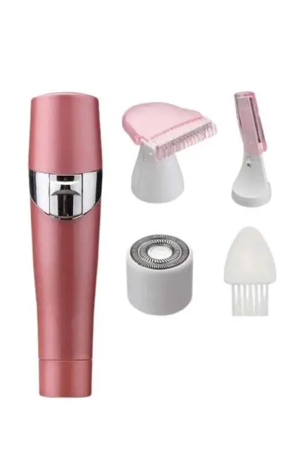 Yüz Kaş ve Tüm Vücut Epilasyon Aleti3 Başlıklı Epilatör Tüm Cilt Tiplerine Uygun