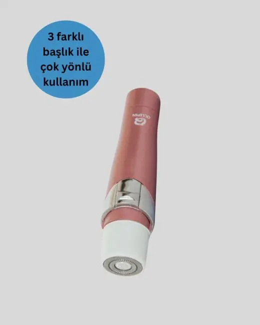 3 Başlıklı Taşınabilir Yüz ve Vücut Tüy Alma Makinesi