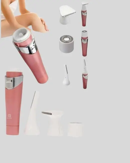 3 Başlıklı Kadın Yüz ve Vücut Tüy Temizleme Makinesi