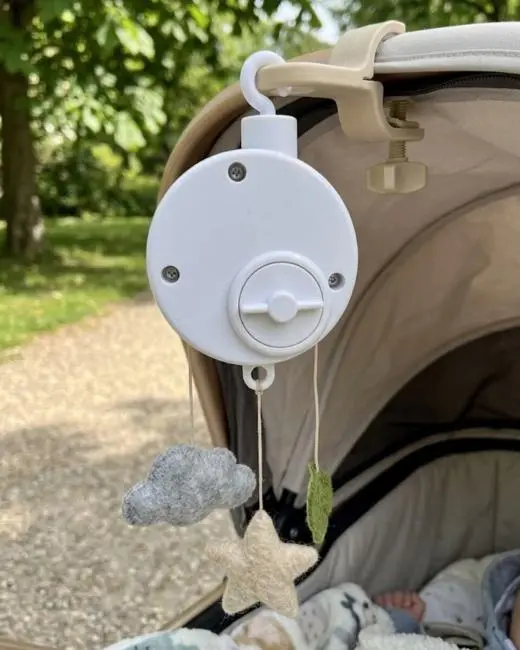 Müzikli Bebek Uyutucu Çekmeli Mekanik Müzik Kutusu Asılabilir Tasarım