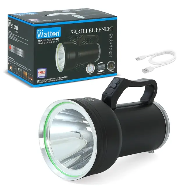 Gt Led Taşınabilir Güneş Solar Ledli Fener Wt-415