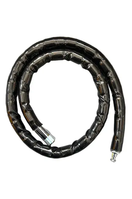 Yuma Ym-752 Motorsiklet Kilidi Anahtarlı Körüklü Siyah ( Boy : 120cm-çap : 22mm )