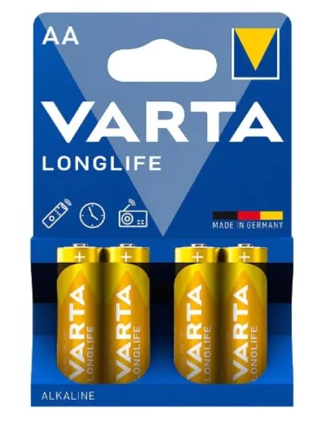 Varta Longlife Aa Size 4lü Kalem Pil