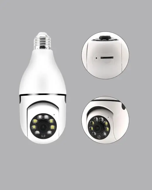 Akıllı Duy Kamera 360 Derece Dönebilir ve PTZ Teknolojili