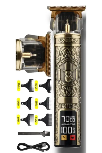 Ip-0685 Profesyonel Saç Sakal Ense Vücut Lazer Öncesi Kuaförlere Özel Tıraş Makinesi Demir Kasa