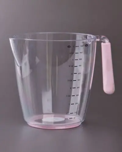 Ölçü Ve Hamur Kabı 1000 Ml - Silikon Sap