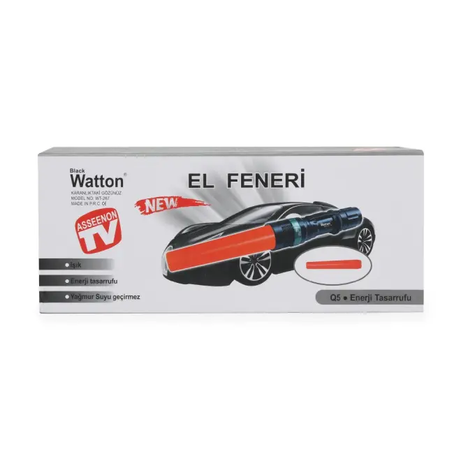 Q5 Led Güçlü Pilli El Feneri Wt-267