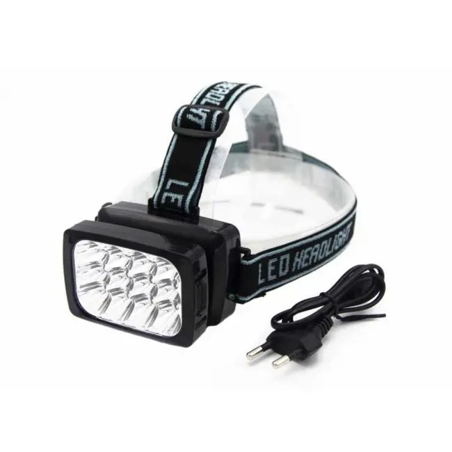 12 Ledli Güçlü Şarjlı Kafa Lambası Wt-064