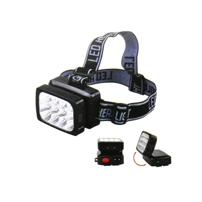 12 Ledli Güçlü Şarjlı Kafa Lambası Wt-064