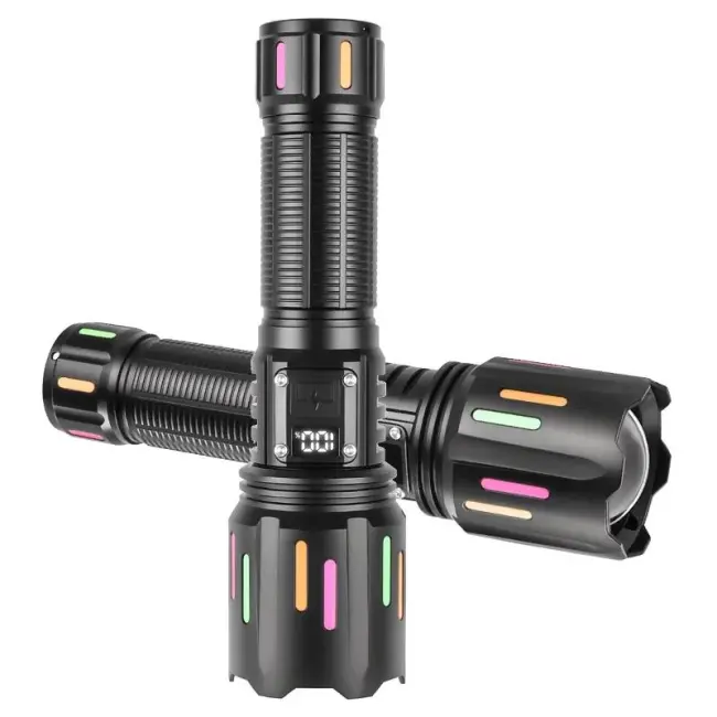 Peakstar Ps-9954 30w Zoomlu Led Powerbank Özellikli Şarjlı Profesyonel El Feneri