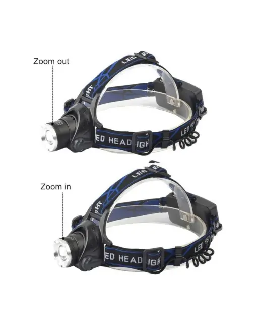 Ps-xQ-19 T6 Orjinal 800 Lümen Profesyonel T6 Şarjlı Zoomlu Kafa Lambası