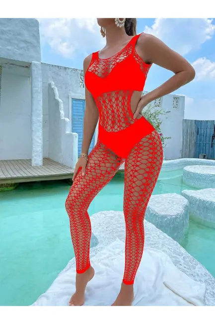 Kadın Seksi Fantazi File Çorabı Utra Esnek Büyük Beden Uygun