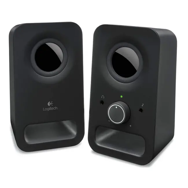 LOGITECH 980-000814 Z150 6W 1+1 Kulaklık Jaklı Kompakt Stereo Speaker (Siyah)(1923)