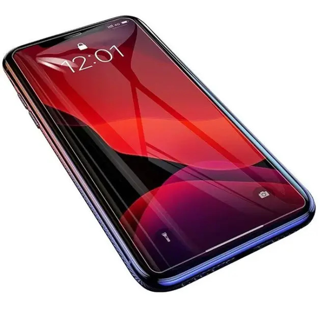 Baseus İPhone 11 Pro- X-XS 0.15mm Full Tempered AntiBlue Light Ekran Koruyucu 2 Adet Set-(5775)