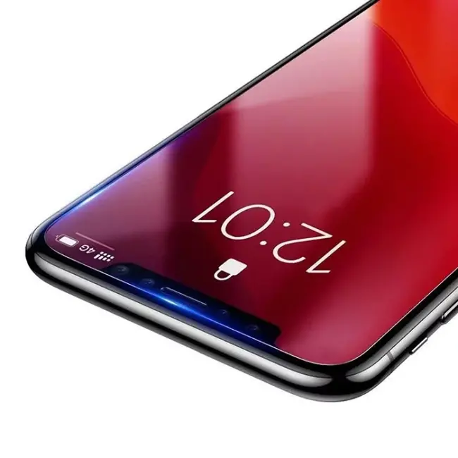 Baseus İPhone 11 Pro- X-XS 0.15mm Full Tempered AntiBlue Light Ekran Koruyucu 2 Adet Set-(5775)