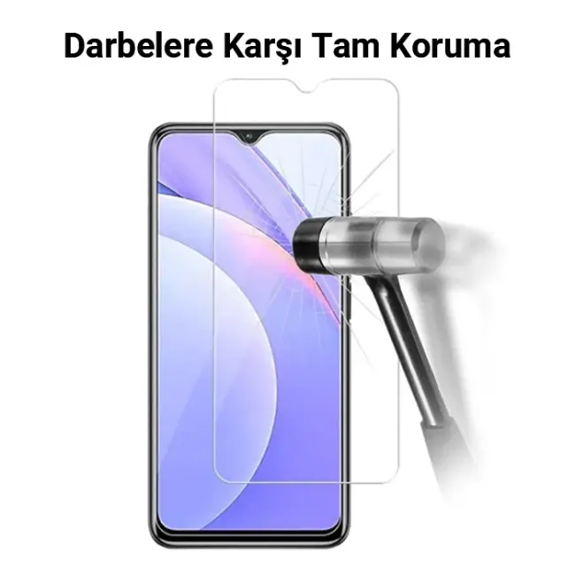 ALLY Xiaomi Redmi 9T Tempered Kırılmaz Cam Ekran Koruyucu-(5775)